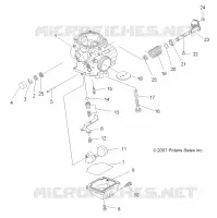 MOTOR, VERGASER LOWER