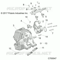 ENGINE, LUFTEINLASS MANIFOLD EVAP 50S