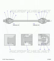 ANTRIEB, HALF SHAFT, FRONT