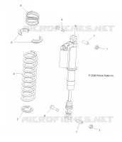 FRONT SUSPENSION SCHOCK MOUNTING