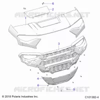 HAUBE AND FRONT FASCIA