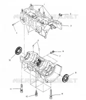 CRANKCASE CLASSIC 0963865 (4935383538C006)