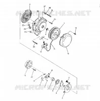 RÜCKZUG ANLASSER ASSEMBLY 250 6x6 / W928727 (4922842284049A)
