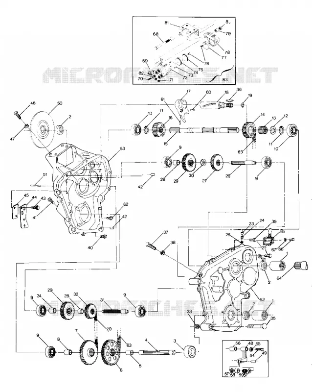 Bremse und Kettenkasten SuperTrak (491713171311A)