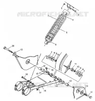 Schwingarm   SCHOCK Magnum 6X6 W97AE42A and Swedish Magnum 6X6 S97AE42 (4940754075C008)