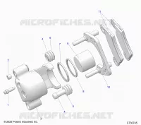 BRAKES, HINTERSATTELS