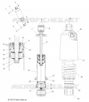 SUSPENSION, FRONT SHOCK TRACK (INDY SP)(7043779)