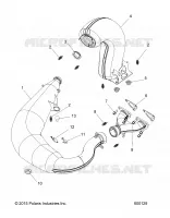 ENGINE, AUSPUFF