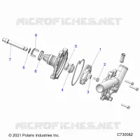MOTOR, WATERPUMP ASSENBLY