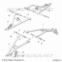 FRONT SUSPENSION CONTROL ARMS