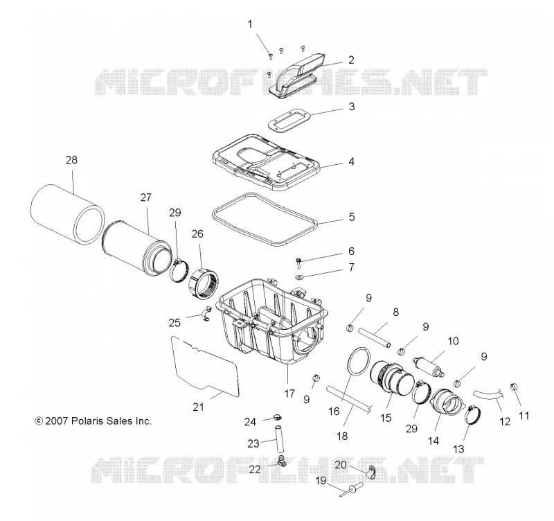 MOTOR, LUFTEINLASS SYSTEM