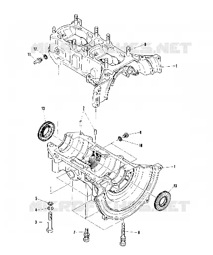 CRANKCASE (TRAIL) (4909500950027A)