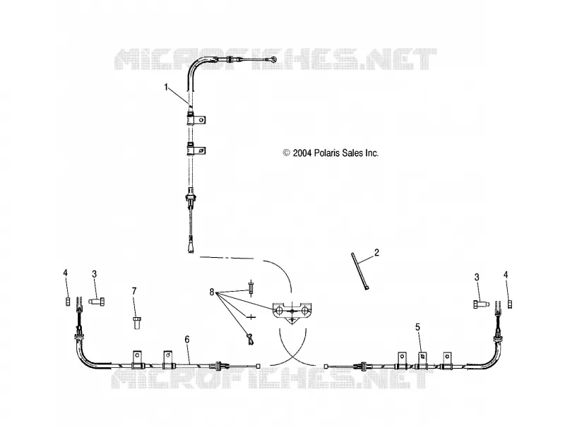 PARKBREMSE LOCK KABEL (6X6)