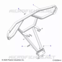 KAROSSERIE HINTEN BUMPER, TRAIL