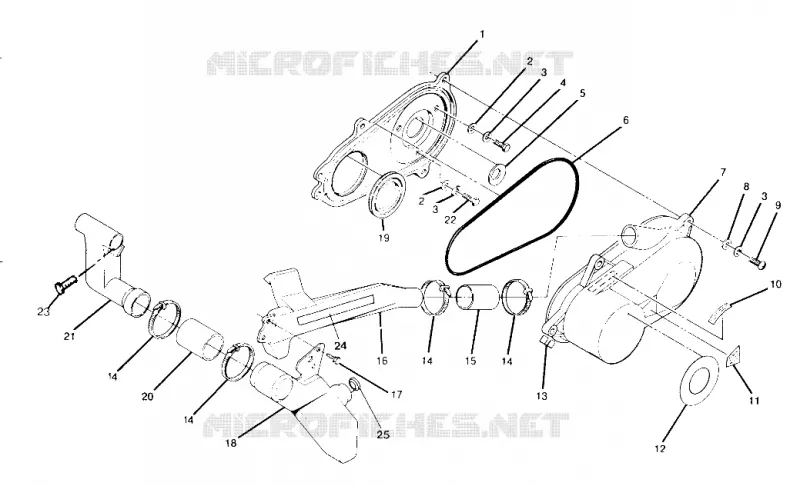 CLUTCH COVER ASSEMBLY 250 4X4 / W928127 (4922872287B006)