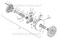 Antriebskupplung 700 XCR 0985678(A) and EUROPEAN 700 XCR E985678 (4943114311B014)