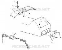 CLUTCH GUARD/REFLECTOR ASSEMBLY EUROPEAN 440,440 SKS,500 EFI,EFI  SKS,LITE (49237723770003)