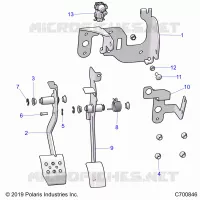 BREMSES, PEDAL