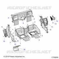 KAROSSERIE HINTEN CLOSEOFF, FENDERS AND FLOOR