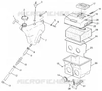 ÖLTANK/LUFTFILTERKASTEN  700 XC 0971766 (4941814181C005)