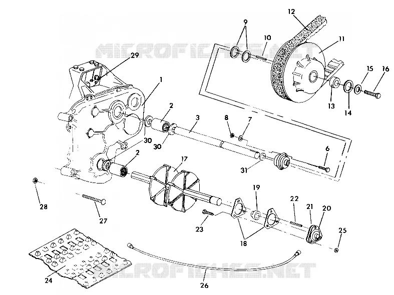 TRACK and ANTRIEBSWELLE  WideTrak (4921302130017A)