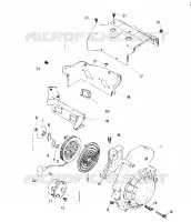 Gebläsegehäuse AND RÜCKZUG ANLASSER Indy Lite (4918591859032A)