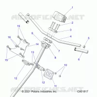 LENKUNG, H-BAR, LENKUNG POST, GRIPS