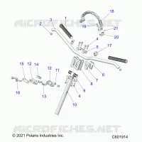 UPPER LENKEN &amp; HANDLEBAR ASM.
