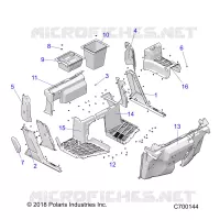 KAROSSERIE UNTEN- R20RSU99AA/AX/A9/AP (C700144)