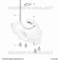 DRIVE TRAIN, GEARCASE MOUNTING, FRONT