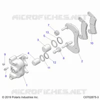 BRAKES, BREMSZANGE HINTEN