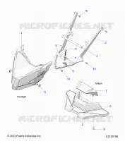 ELEKTRIC, HEADLIGHT AND TAILLIGHT