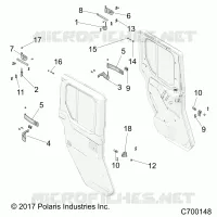 DOORS, REAR, MOUNTING