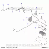 TREIBSTOFFTANK EVAP, CANISTER AND LINES
