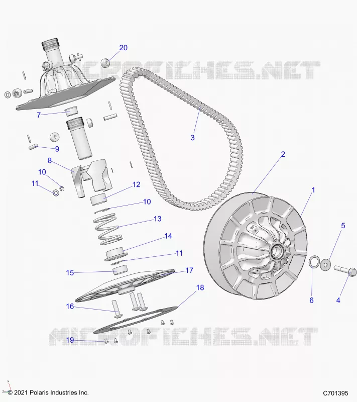 ANTRIEB, SECONDARY CLUTCH