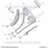 CAM CHAIN AND SPROCKET