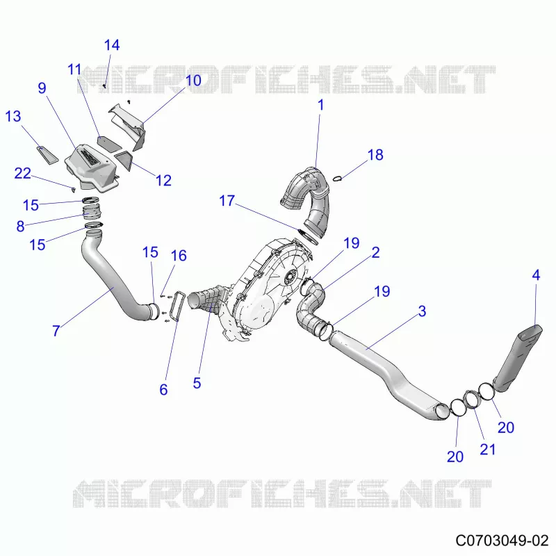 ANTRIEB, CLUTCH COVER, DUCTING