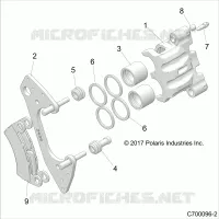 VORDERBREMSE CALIPER
