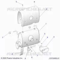 ENGINE, ABGASSYSTEM, SILENCER AND RELATED