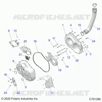 ANTRIEB, CLUTCH COVER AND DUCTING