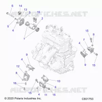 MOTOR, MOUNTING &amp; LONG BLOCK