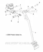 BREMSES, PEDAL AND MASTER CYLINDER MOUNTING