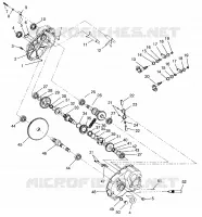 GETRIEBEGEHÄUSE ASSEMBLY XPLORER 400L W969140 (4935983598C010)