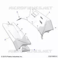 KAROSSERIE HINTEN CAB AND HEAT SHIELDS