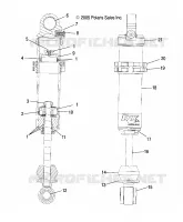 FRONT SCHOCK TRACK (FOX M-10/7043123)