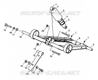 FRONT Drehmomentarm