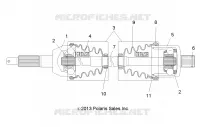 ANTRIEB, HINTERE ANTRIEBSWELLE