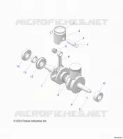 ENGINE, PISTON AND KURBELWELLE