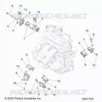 MOTOR, MOUNTING &amp; LONG BLOCK