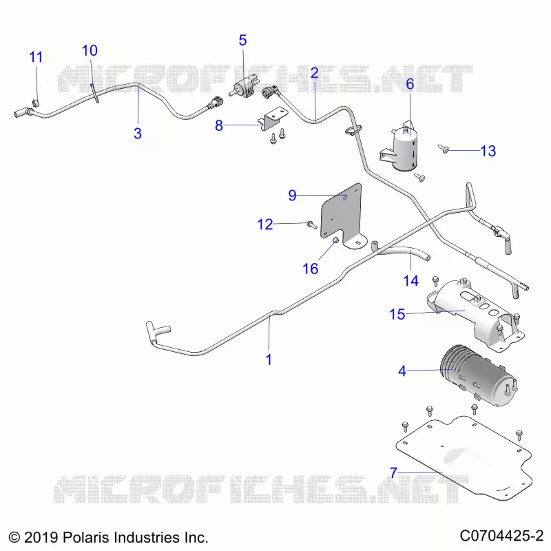 KRAFTSTOFFSYSTEM, FUEL TANK EVAP, CANISTER AND LINES